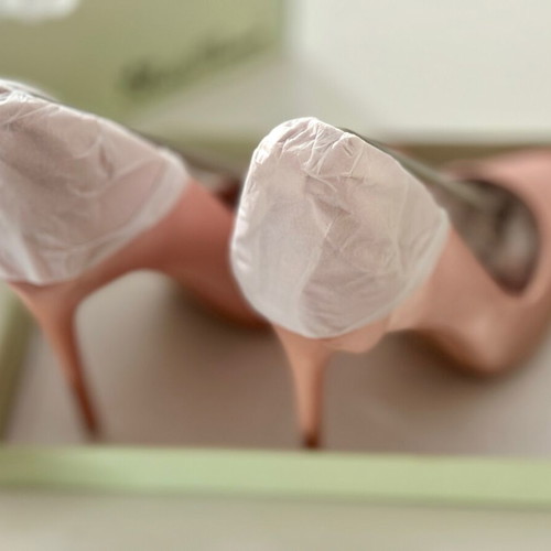 Satinette Heels Pink Pumps Size 38 New
