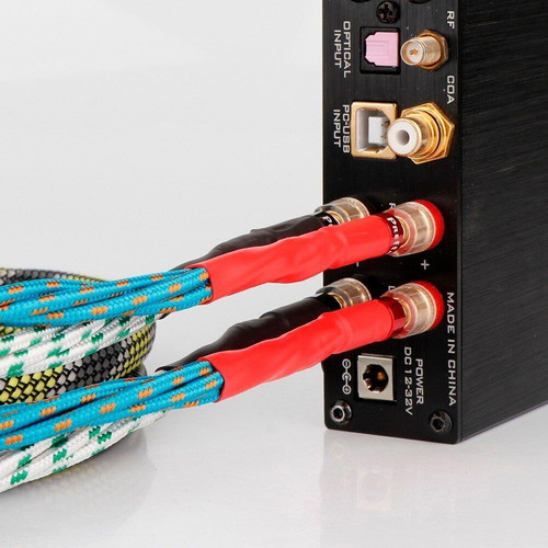 Hi-Fi audio speaker OFC cable 2x6.3mm 2x3m with gold-plated banana connectors