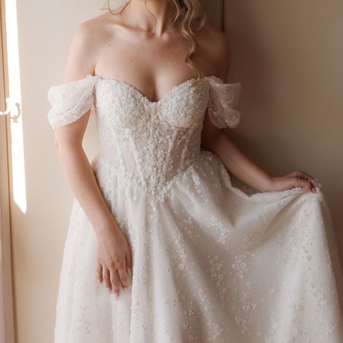 Primalicia Capria Ivory 2025 Wedding Dress like new, size S-M