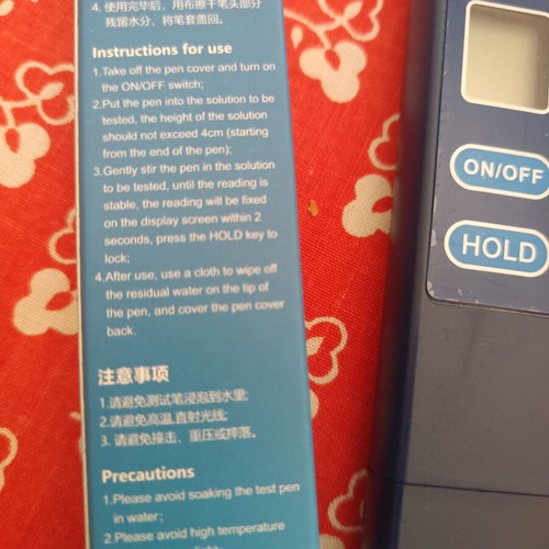 Electronic Water Suitability Tester new, battery operated