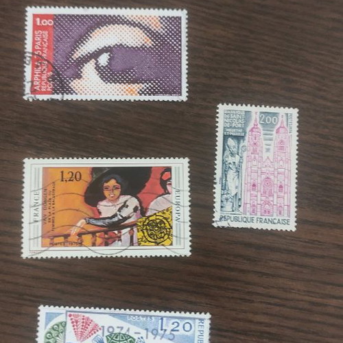 Γραμματόσημα Γαλλίας 1974-1975