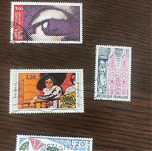 Γαλλία γραμματόσημα 1974-1975