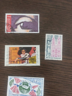 Γραμματόσημα Γαλλίας 1974-1975