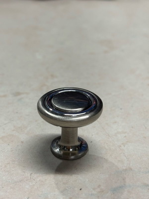 Nickel cabinet knob new