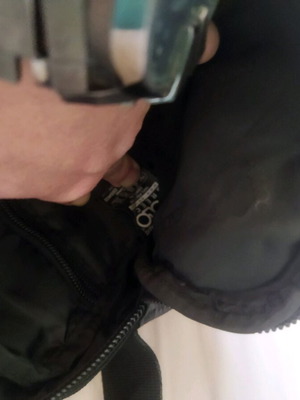 Δερμάτινο Polo τσαντάκι ώμου σαν καινούργιο, μαύρο