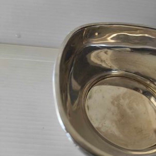 Silver-plated serving bowl used
