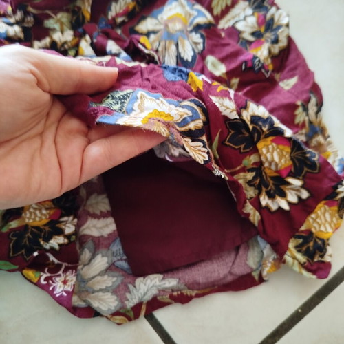 Stradivarius boho summer shorts floral, like new, multicolor