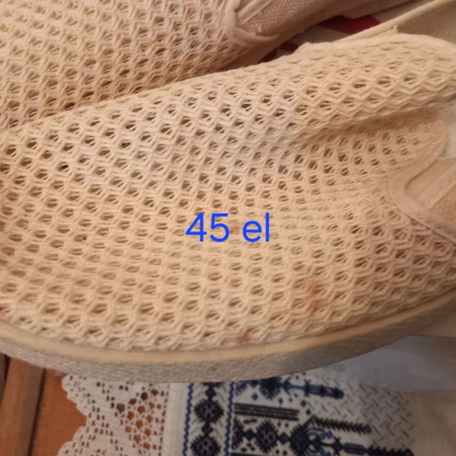 Migato espadrilles size 45, beige, breathable