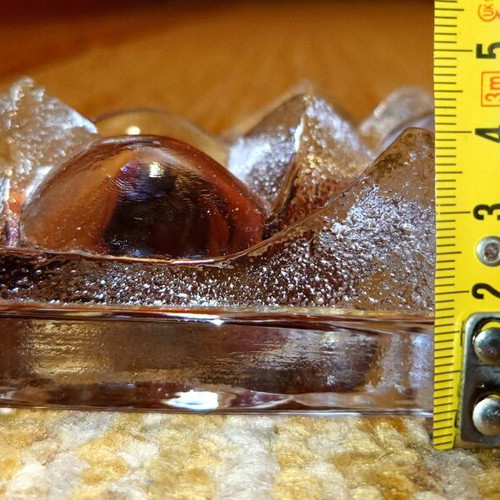 Vintage glass paperweight like new, wall mountable