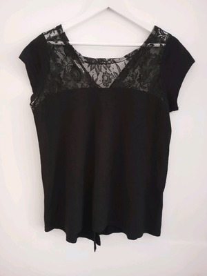 Black lace blouse Envy size M like new