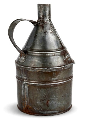 Old Handmade Oil Can used, Swift & Co. 24lbs Oleomargarine 1930s