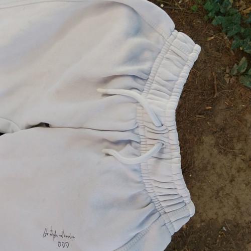 Zara Kids παιδικό αθλητικό παντελόνι με φαρδιά γραμμή μεταχειρισμένο, μέγεθος 11-12 ετών, ανοιχτό γκρι