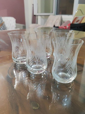 Tea Glasses Set like new, pack of 6