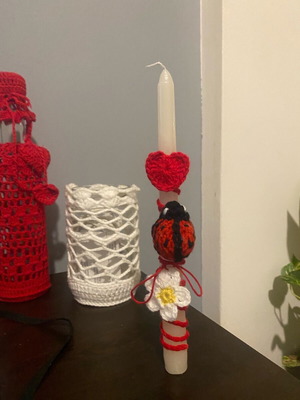 Easter handmade candle new