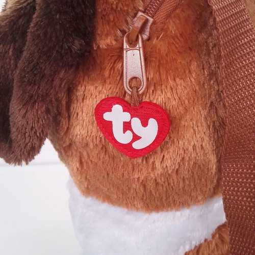 Beanie Boos Ty-Fashion Duke plush dog backpack used