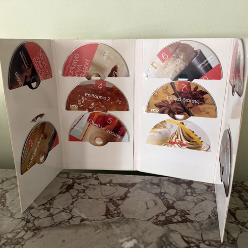 Collectible Pastry Chef Stelios Parliaros 10 VCD Set used