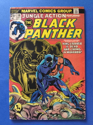 Jungle Action 10 comic used with moisture marks on top