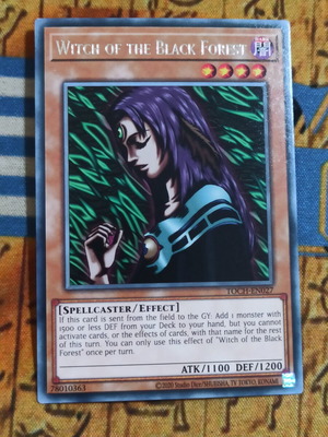 Witch of the Black Forest Effect Monster κάρτα σαν καινούργιο