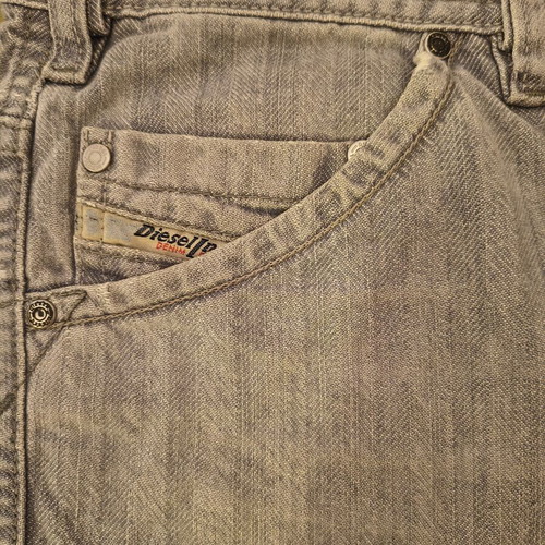 Diesel denim shorts used, size 29, gray