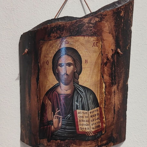 Christ image on tile like new
