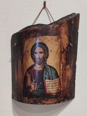 Christ image on tile like new