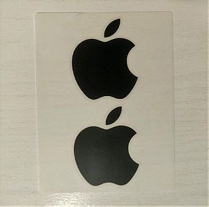 Apple stickers αυτοκόλλητα μαύρα