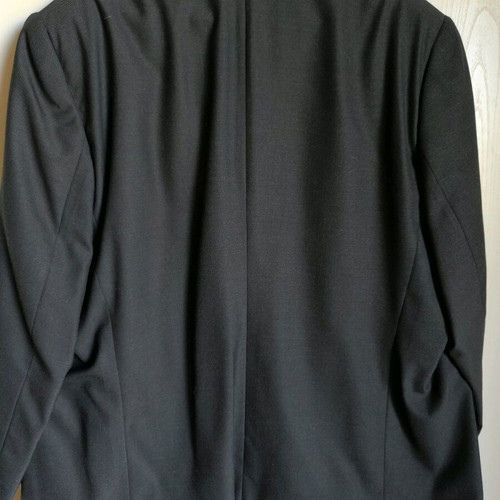 Handmade black men's jacket large size like new