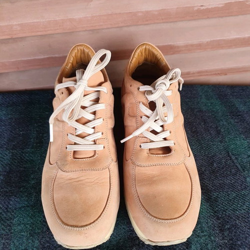 Hogan leather shoes size 42 used, beige and brown