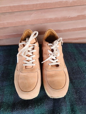 Hogan leather shoes size 42 used, beige and brown