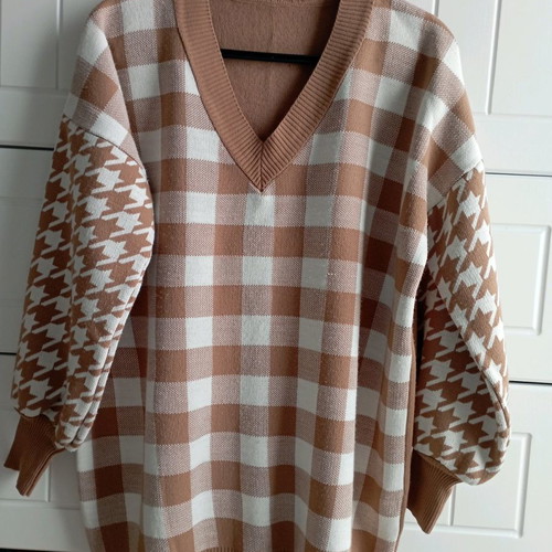 Knitted blouse used, one size