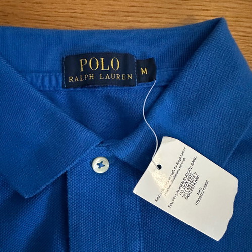 Polo Ralph Lauren long sleeve shirt new, royal blue, size M