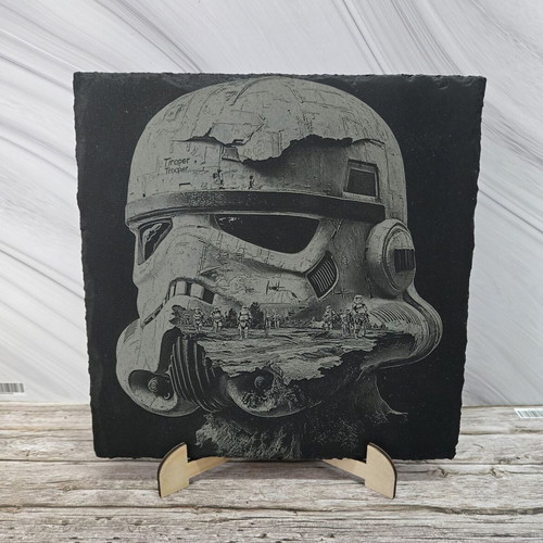 Engraved volcanic tile Star Wars Stormtrooper new