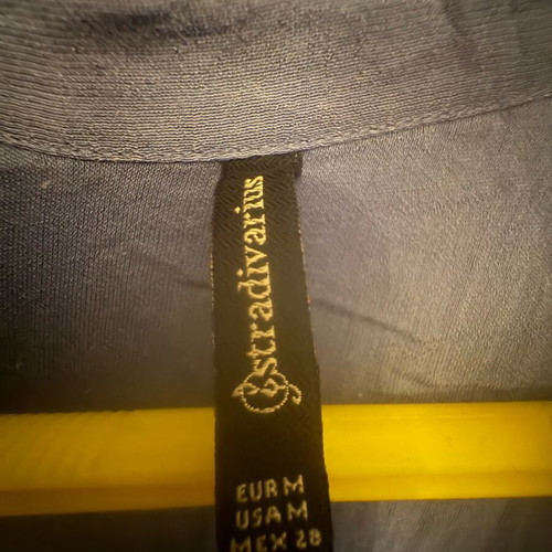 Stradivarius long women's shirt like new, blue, size M