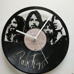Vinyl record clock Pink Floyd
