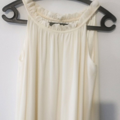 Abiye dress new beige made of viscose muslin