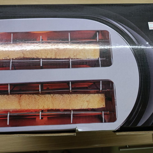 Toaster, black, 2-slice