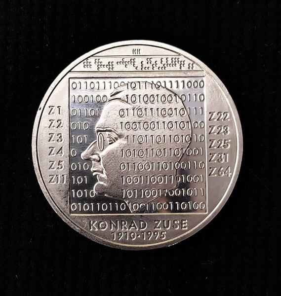 2010 GERMANY 10 Euro "KONRAD ZUSE"  *SILVER PROOF*
