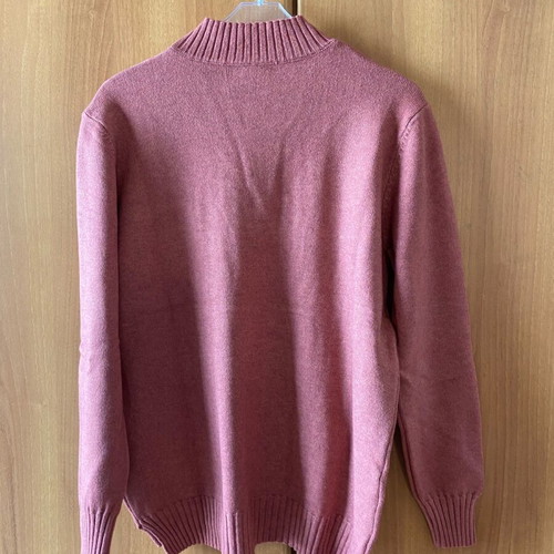 Celestino sweater new, pink with cable knit design, size XXL