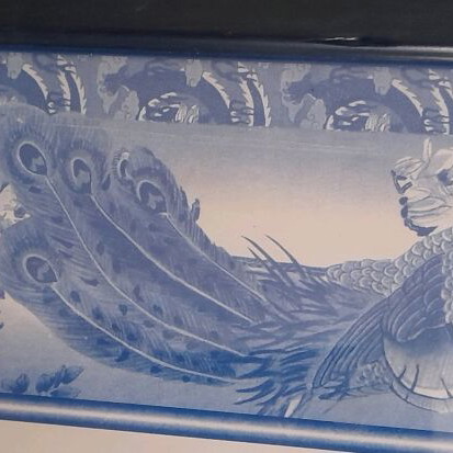 Japanese designs used, set of 2 art prints 78×28cm
