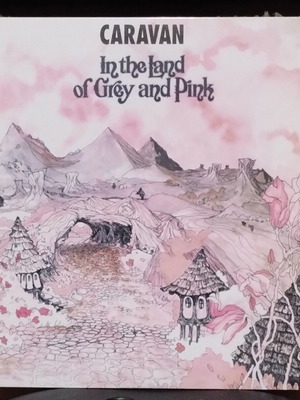 Caravan In The Land Of Grey And Pink 2LP 2015 ροζ/μάρμαρο βινύλιο σαν καινούργιο
