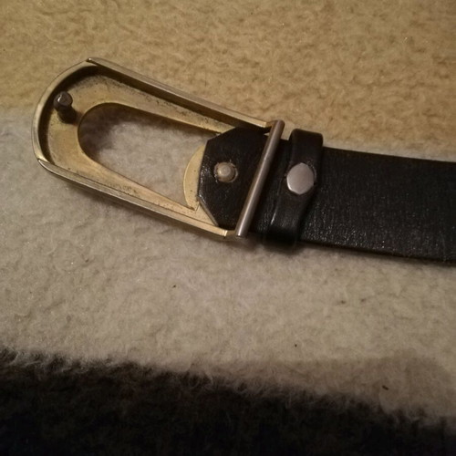 Leather belt 100 cm like new brown