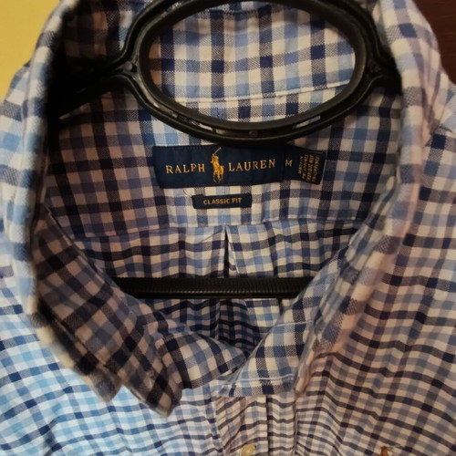 Ralph Lauren men's striped shirt new, 100% cotton, size M