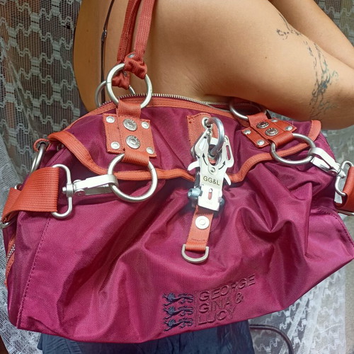 Bag Atelle handbag by George, Gina and Lucy, red and orange nylon