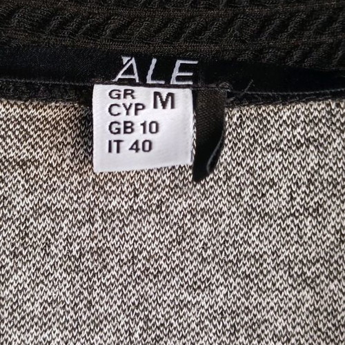 A.L.E. midi knitted dress grey black like new