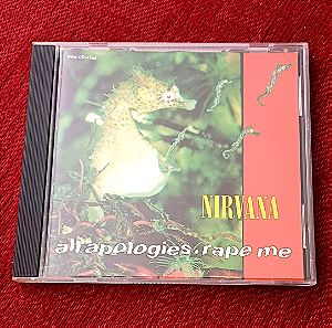 NIRVANA - ALL APOLOGIES / RAPE ME CD SINGLE - KURT COBAIN