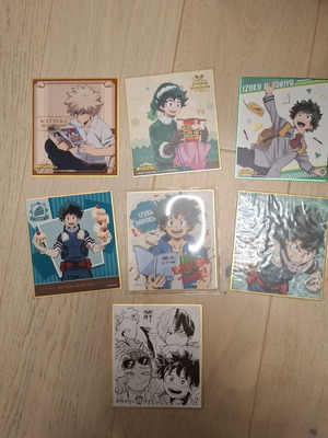 Комплект шикиши My Hero Academia с Katsuki Bakugo и Izuku Midoriya