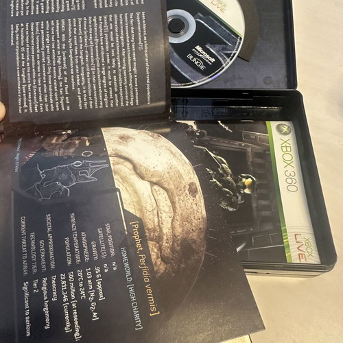 Halo 3 Limited Edition and Just Cause Xbox 360 games like new