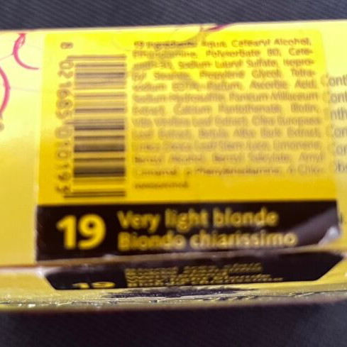Sanotint Classic hair dye new, No 19 very light blonde 125ml