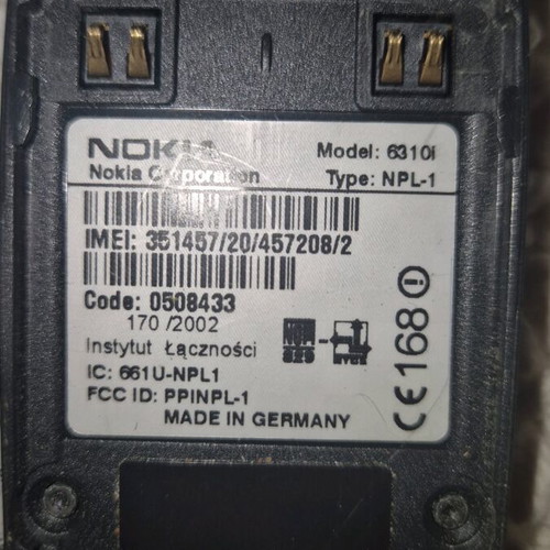Nokia 6310i collectible used