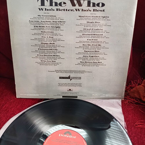 The Who Who's Better Who's Best vinyl record like new, Greek pressing